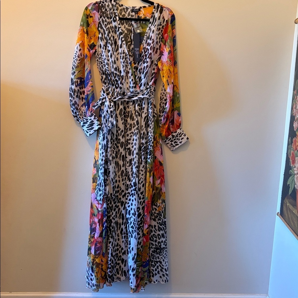 NWT Spy Zone Exchange Women’s Allover print maxi dress SZ M - Picture 4 of 9